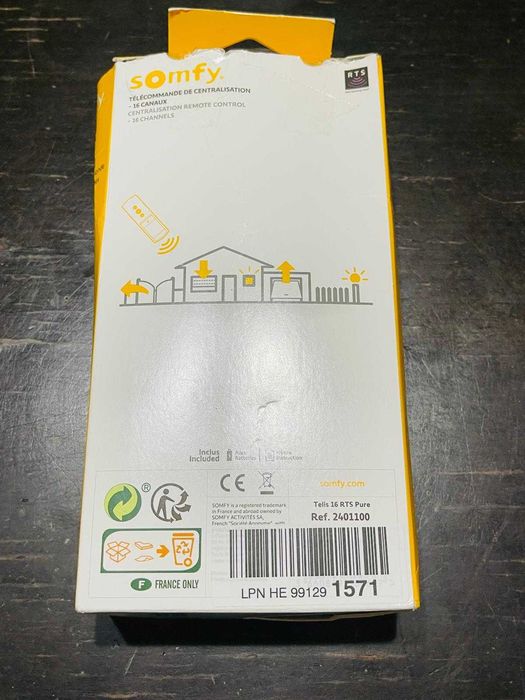 Telecomanda Somfy 2401100 Telis 16-Way RTS compatibil cu motoarele RTS