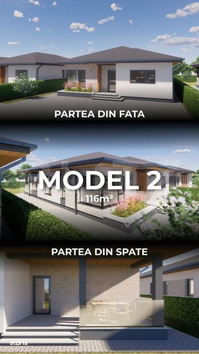 Casa individuala la rosu 103-108mp, situata intr-un cartier nou in Mih