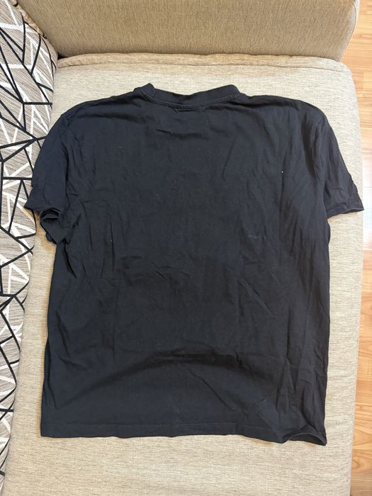 Tricou negru cu imprimeu color „Feeling Grinchy!”, mărimea XL