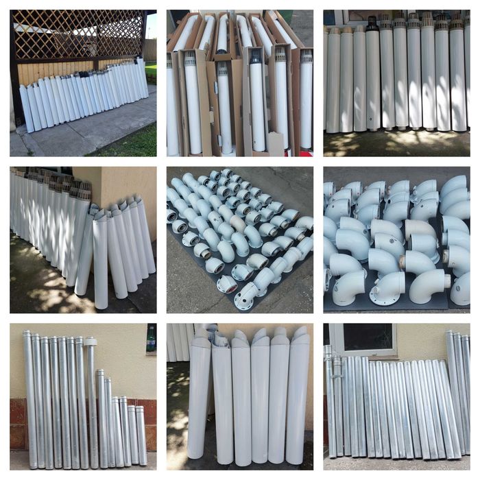 Centrale termice.Sisteme complete pentru evacuare gaze