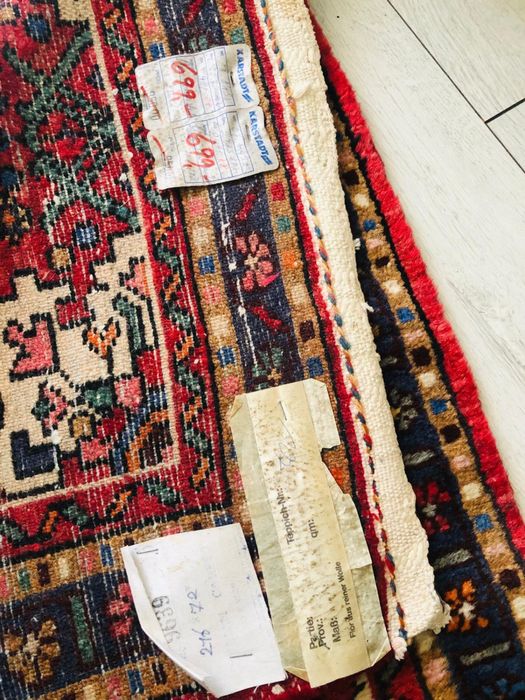 Mid century covor Iran traversa 200/70cm