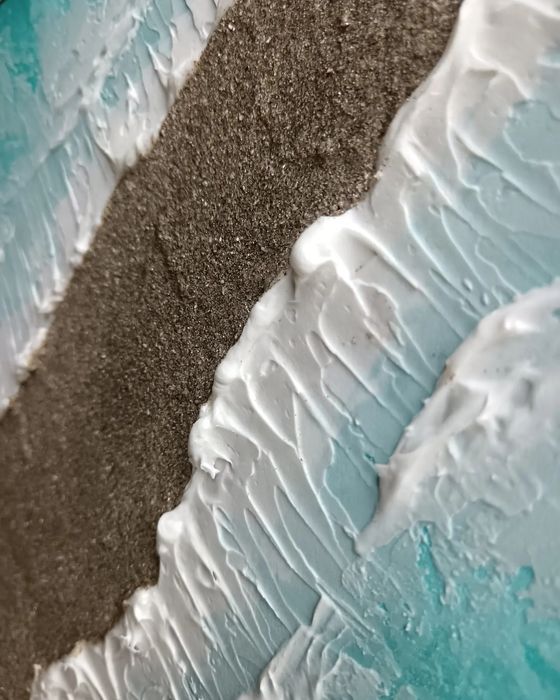 Релефна картина "Тюркоазни води"