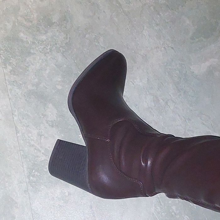 Кафяви дълги ботуши jenny fairy НОВИ