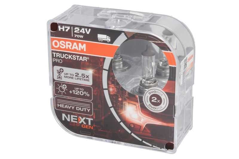 OSRAM H7 Truckstar Pro Plus 100% Next Gen 24V халогенни крушки