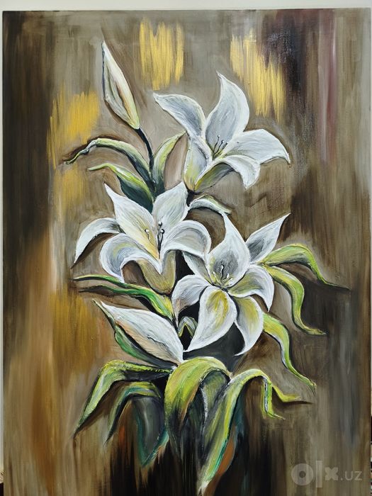 Oltin nurdagi liliyalar (Lily)