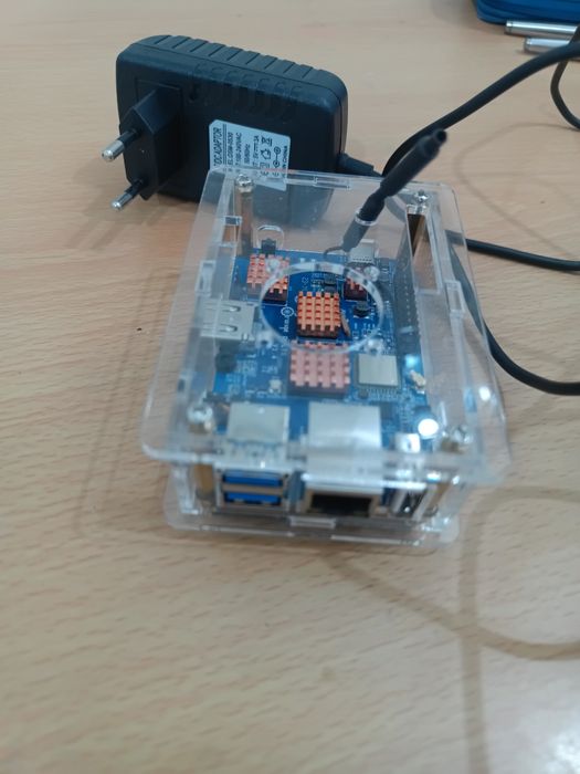 Orange Pi 3 LTS 2GB RAM 8GB eMMC + carcasă + alimentator WiFi BT