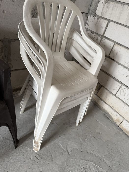 Masa de plastic pliabila si scaune de masa de platestic