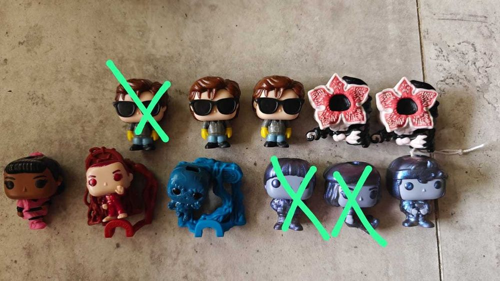 Фигурки ОСД Киндер joy Stranger things