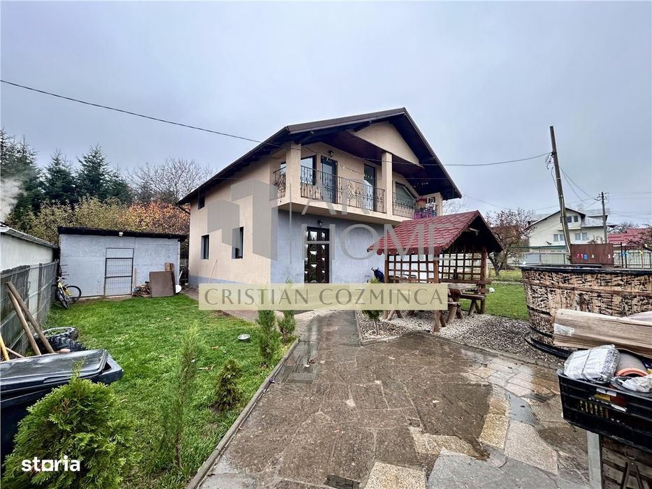 Vila individuala 5 camere, Breaza de Jos, complet mobilata si utilata