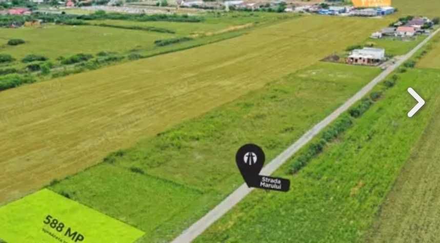 Proprietar vand teren intravilan 588mp