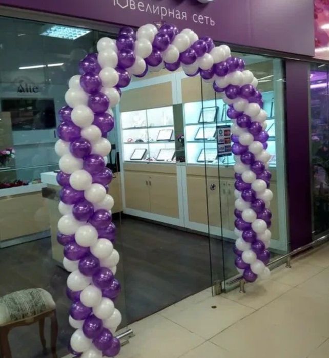 Арки оформление шарами