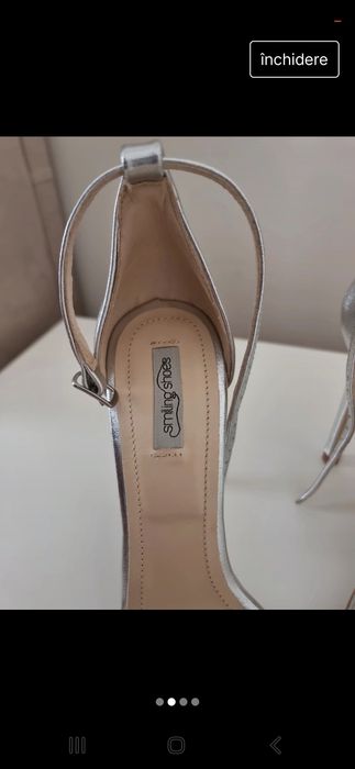 Sandale elegante piele Smiling Shoes, 37