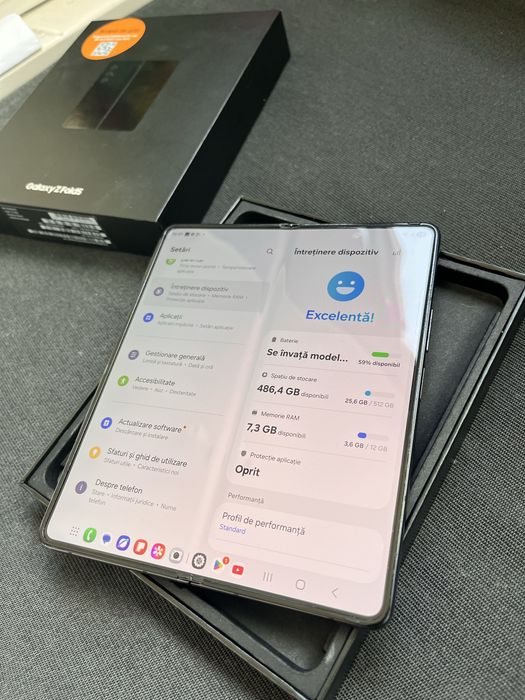 Samsung Z Fold 5 512GB 5G Black 12GB RAM Dual Sim