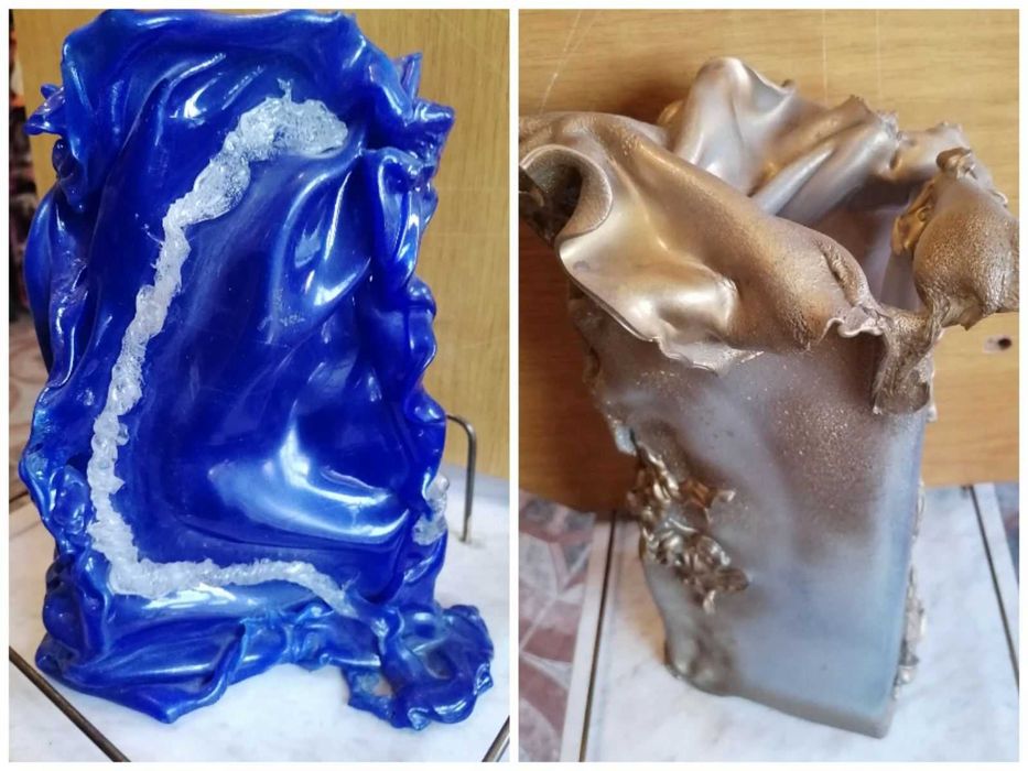 Абстрактни вази от пластмаса