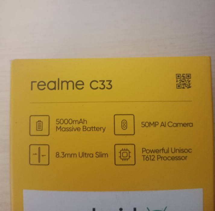 Продам телефон Realme C33