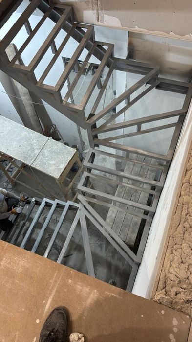 Сварочные работы, лестничные каркасы