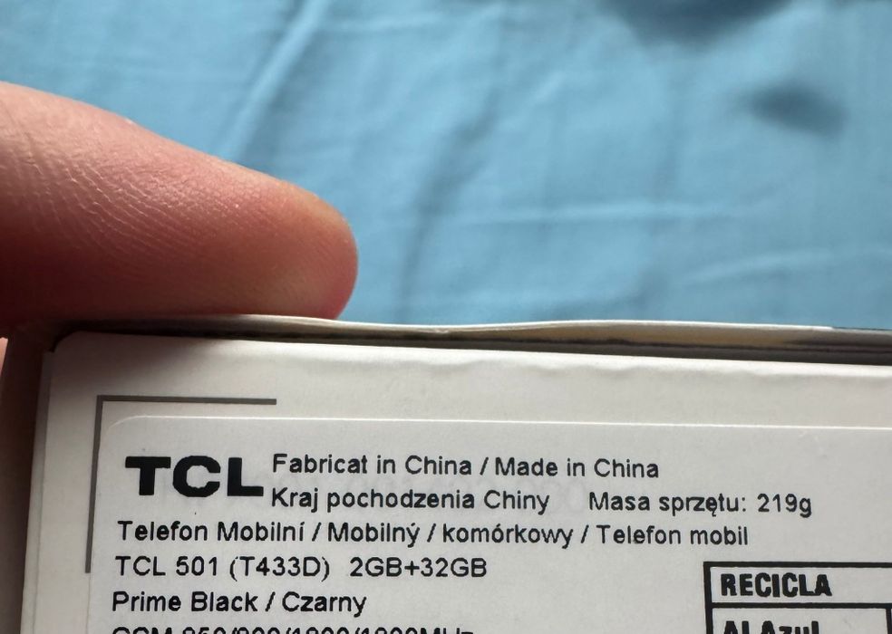 Telefon TCL 501  Sigilat