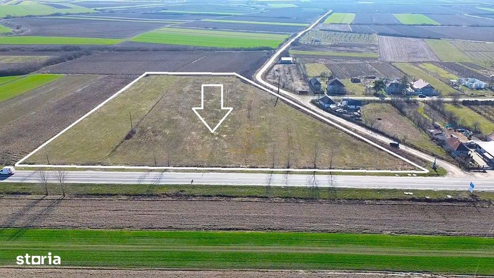 Teren 14 300 Mp Cu Front 153 M La Dn ,Langa Uac Mediesu Aurit