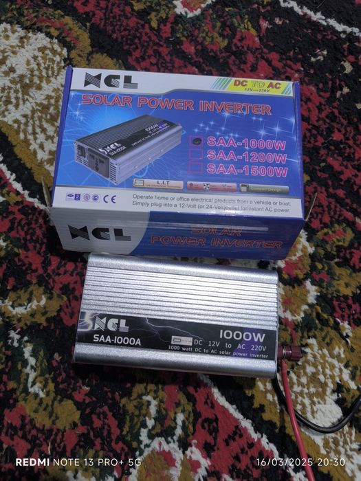 Invertor 12 220 qilib beradi