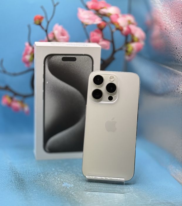 Apple iPhone 15 Pro, 128GB, 5G, White Titanium