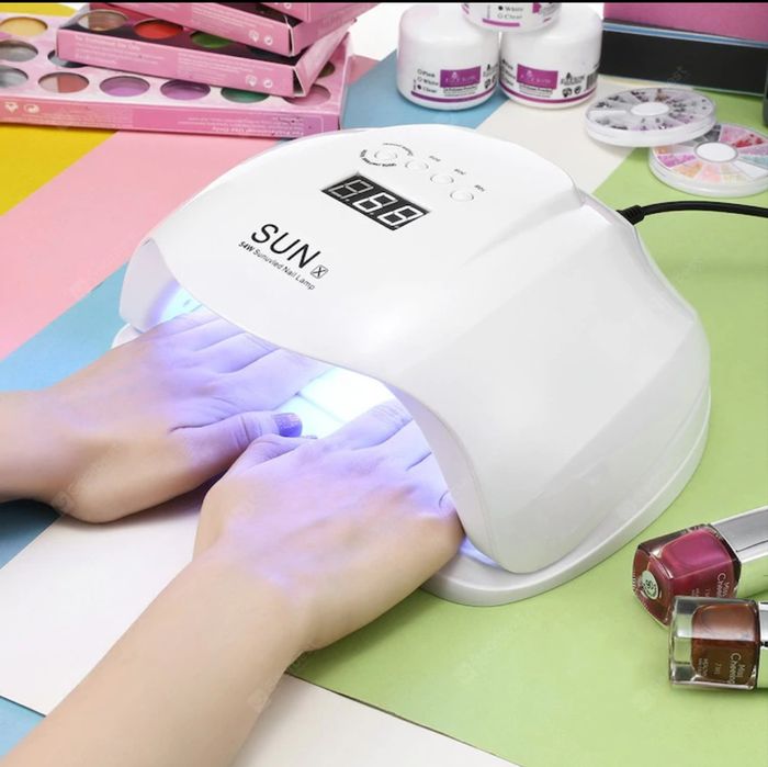 UV LED лампа за маникюр 54W гел лак