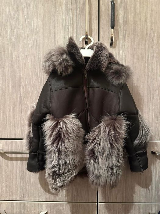 Детско зимно кожено яке 2/3г