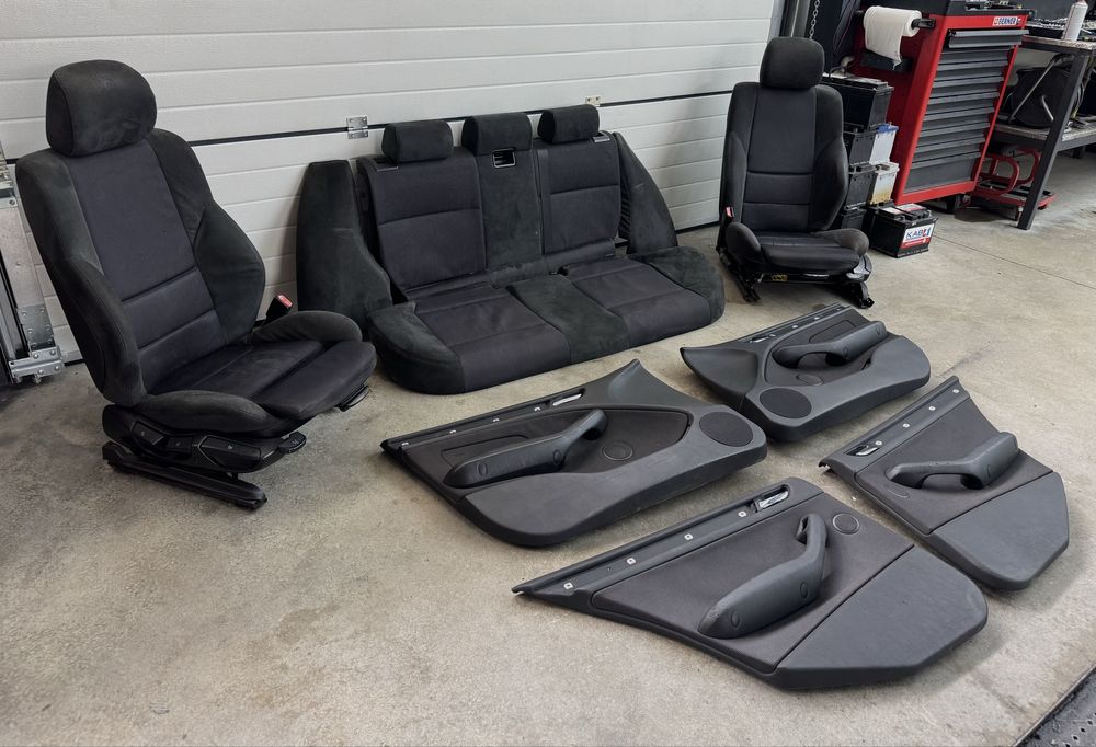 Рекаро салон алкантара и плат за bmw Е46 комби