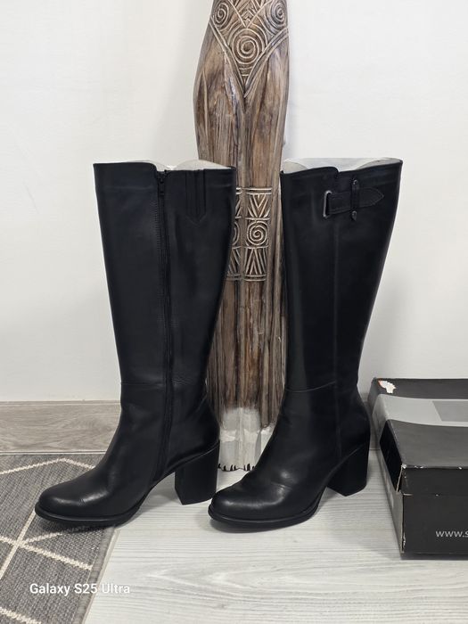 Нови ботуши естествена кожа 39 номер