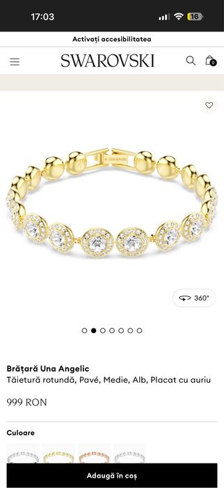 Bratara Swarovski Una Angelic