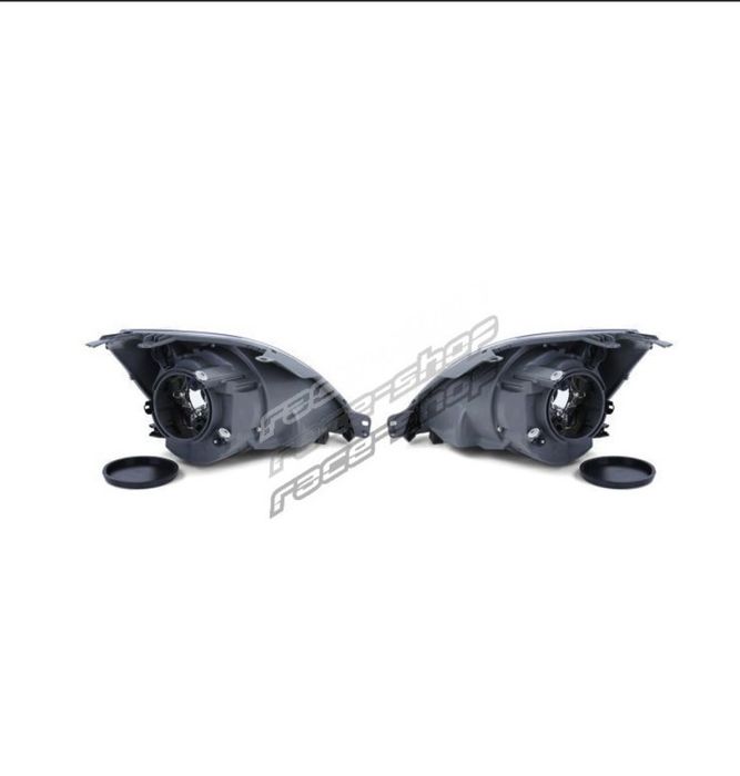 Faruri H4 negru cu motoraș pereche pentru ford fiesta JH JD 05-07