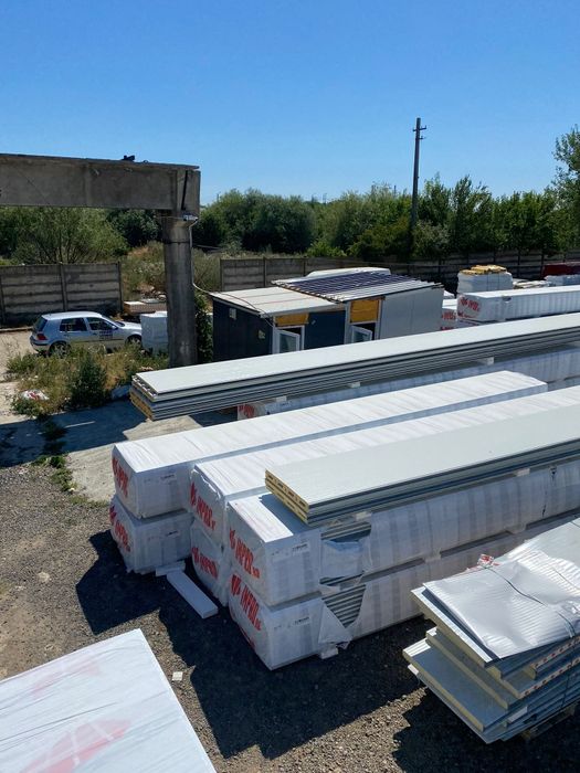 Panouri sandwich 70.30 lei perete metru pătrat plus tva!!policarbonat