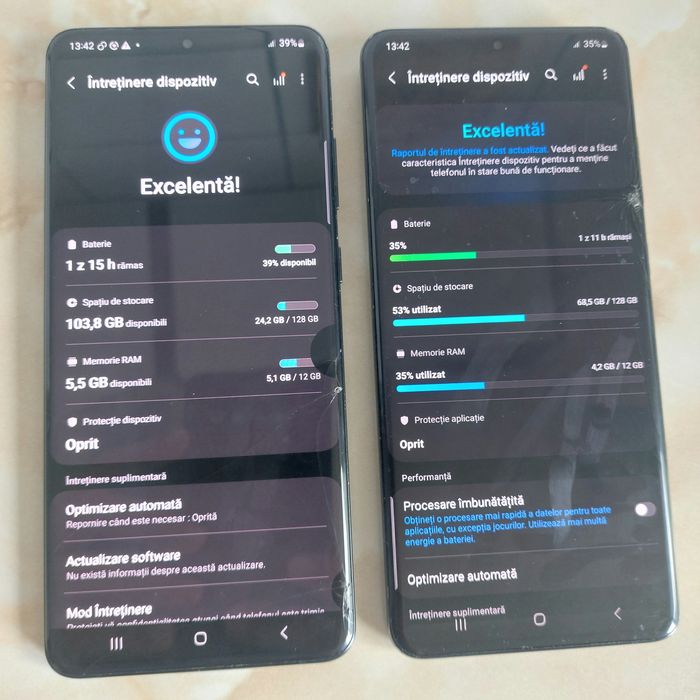 Vând două Samsung Galaxy S20 Ultra 5G [perfect funcționale] //poze reale