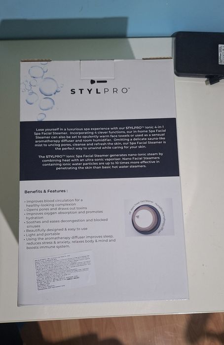 STYLPRO 4-in-1 Ionic Spa Facial Steamer