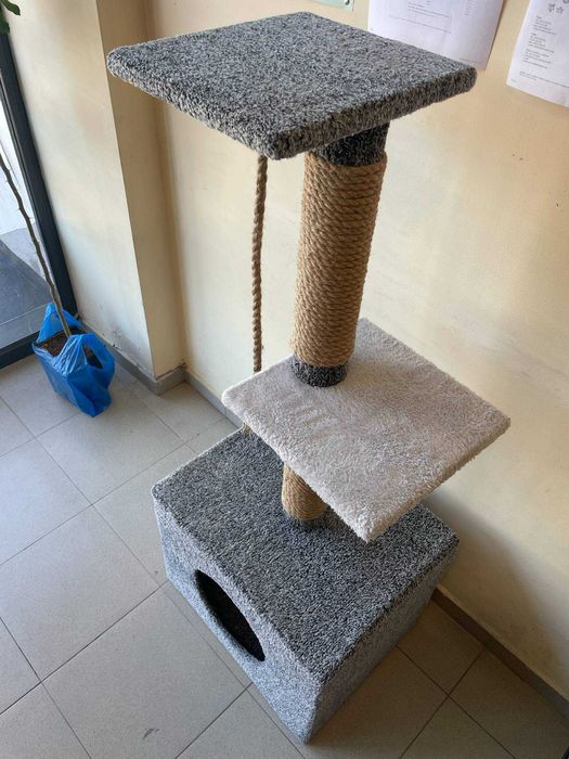 Голяма котешка катерушка за котки за голяма котка.Къща 40/40/50