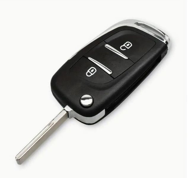 Кутийка за ключ с 2 бутона CITROEN PEUGEOT, 0523
