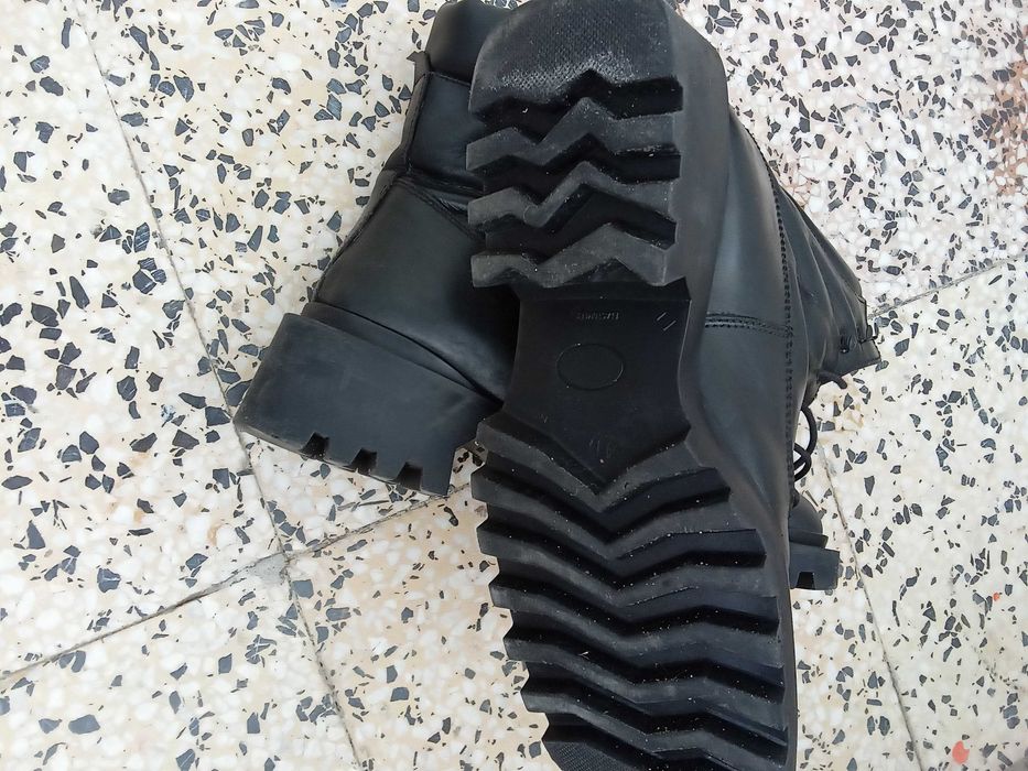 Кубинки черни нови кожени №40