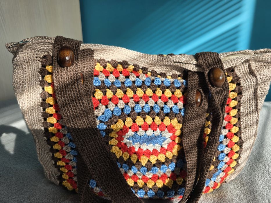 Дамски чанти ръчно плетени - 3 бр.