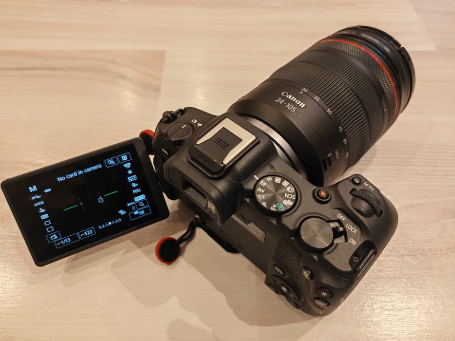 Безогледален фотоапарат Canon - EOS R8, 24.2MPx, Black + 2 бр.  Батерии  LP-E17