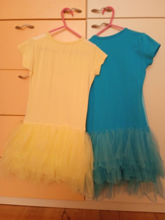 Детски роклички - памук и тюл