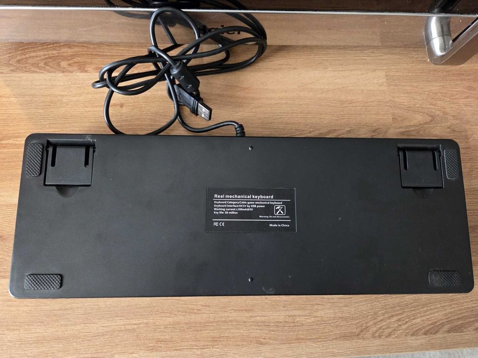 Tastatură Gaming Mecanică TKL (87 taste) – Real Mechanical Keyboard