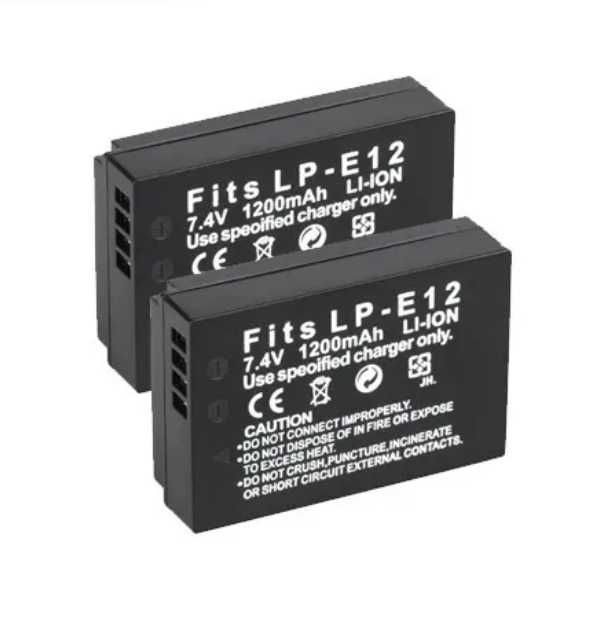 CANON LP-E12 батерия заместител за EOS M M10 M50 M100 Rebel SL1 и др