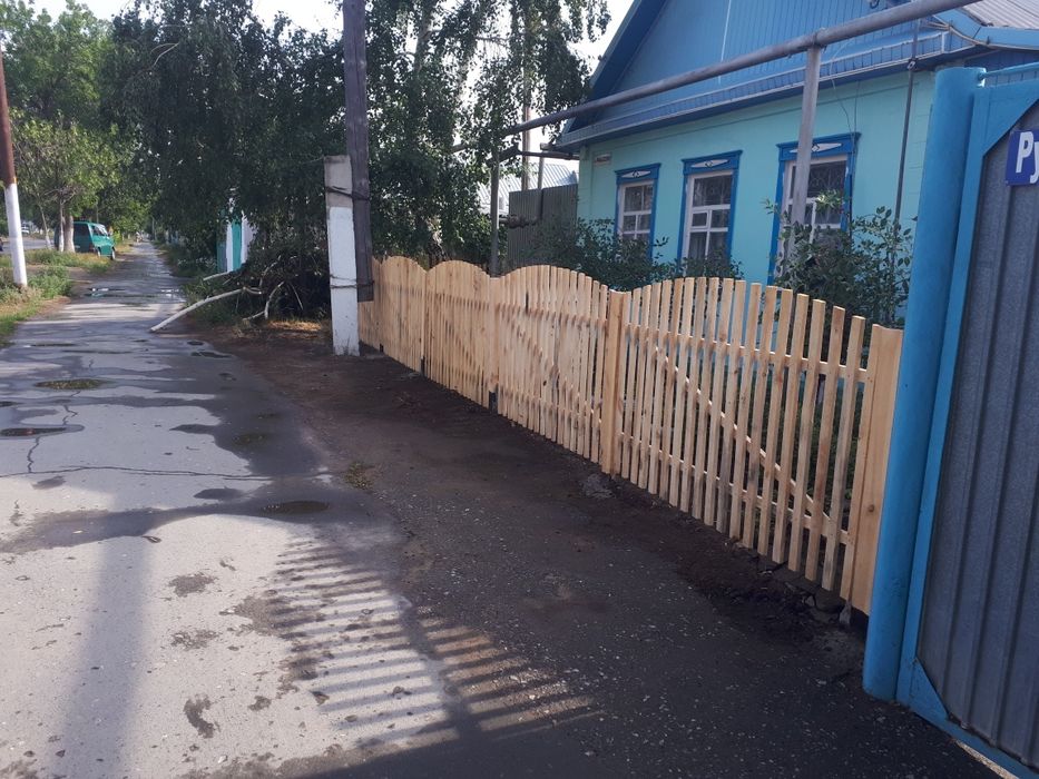 Штакетник,,волна,, установка,,