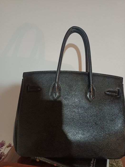 Geanta piele neagra