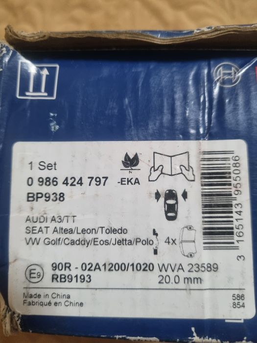 Plăcuțe de frînă față,VW,AUDI,SEAT,SKODA