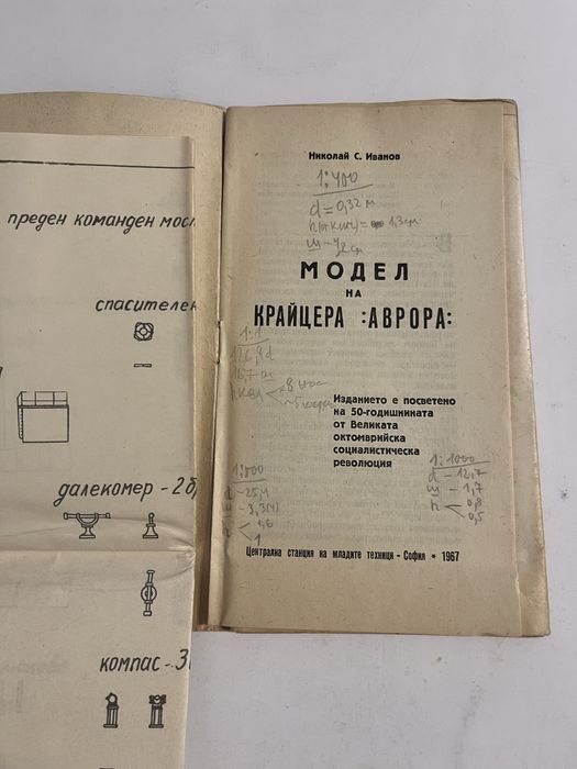 Макет крайцер Аврора