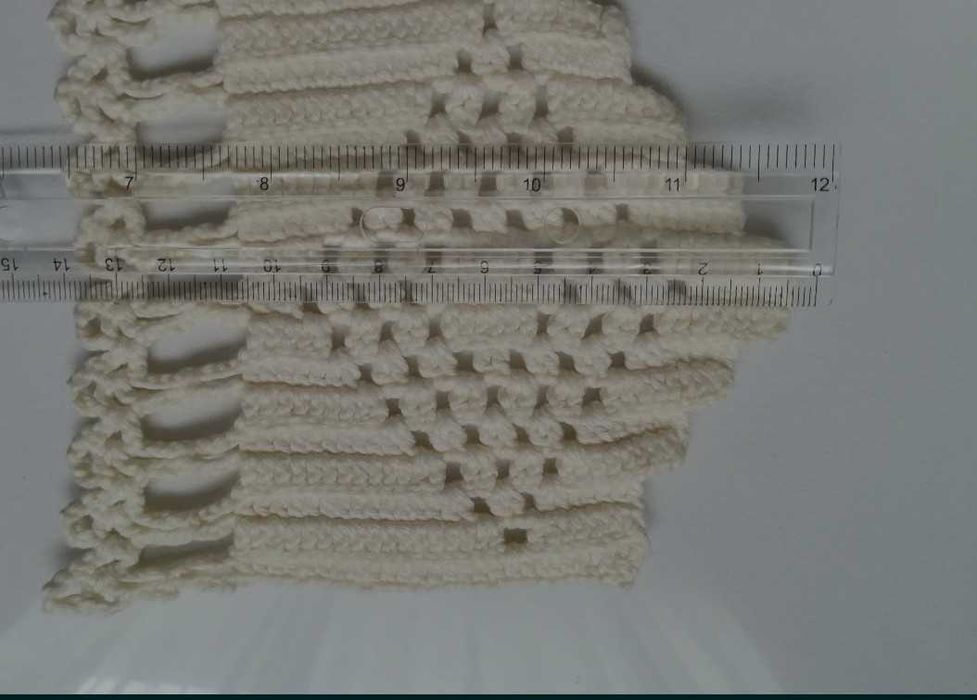 Hand made bordura 180 cm colt  cerceaf vechi decoratiune