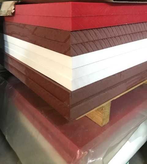 Blat de taiere din polietilena HDPE, tocator alb 50x50x10cm