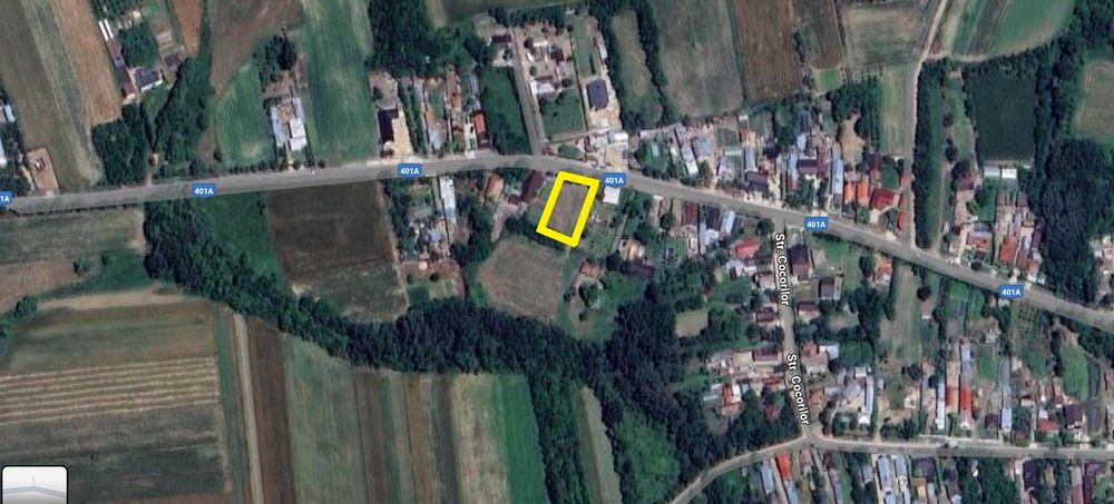 Teren intravilan, Costestii din Vale, Dambovita, 1255mp deschidere 26m
