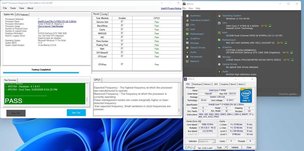 Procesor I7 4790S socket 1150