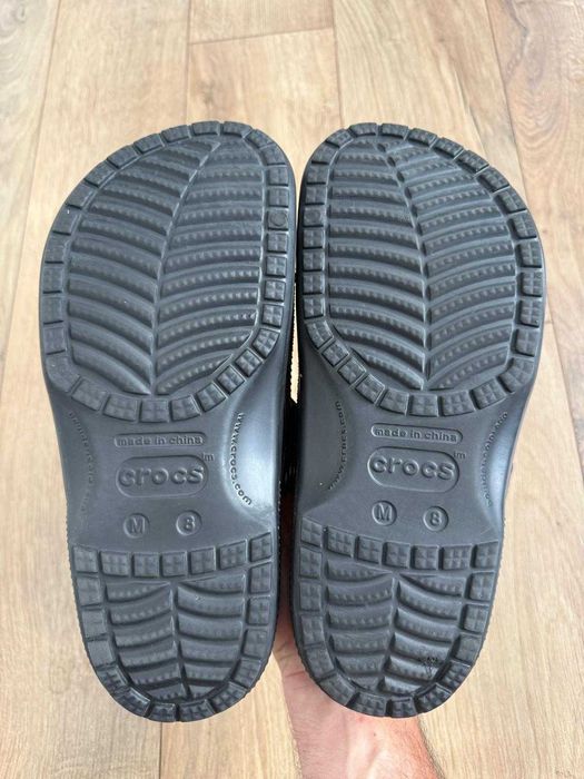 Crocs M8 41-42 barbati papuci piele sandale
